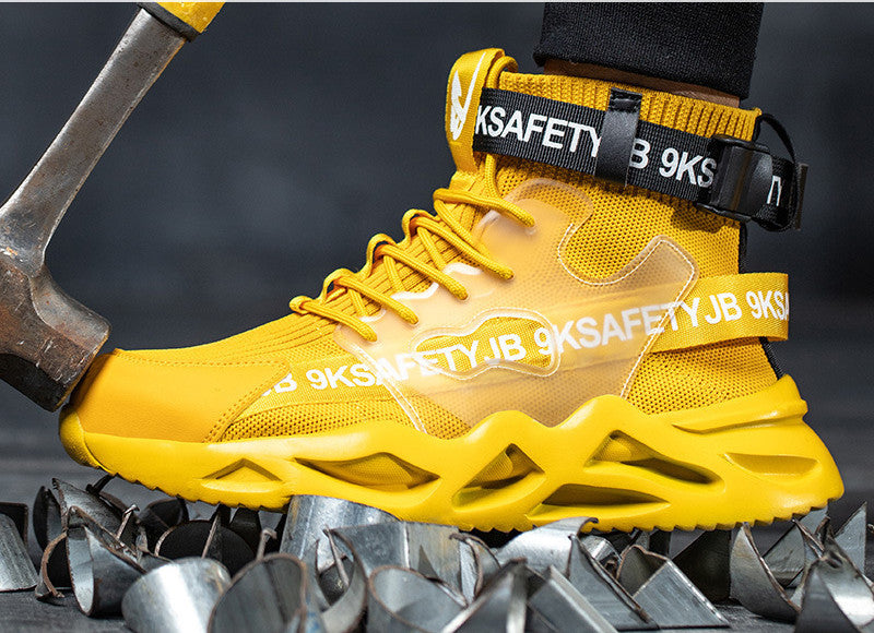 Lightweight And Comfortable Construction Site Shoes With Steel Toe Caps