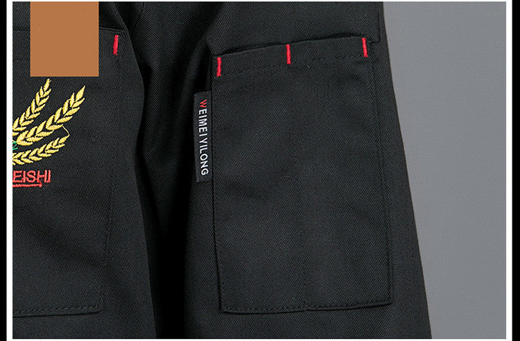 Western Restaurant Kitchen Chef's Overalls