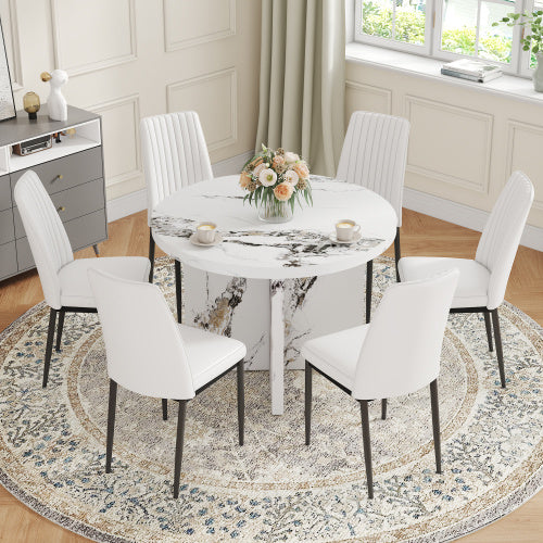 Round Dining Table For 4-6 People