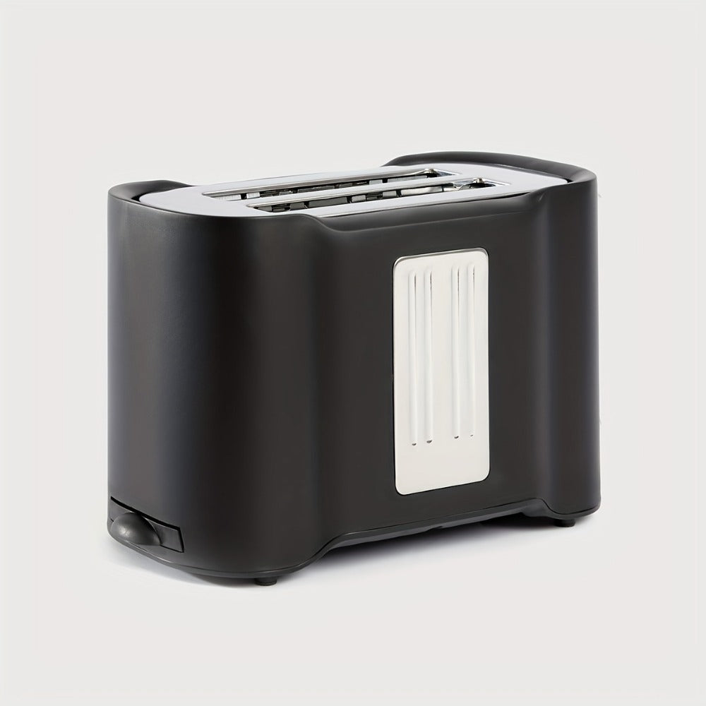 2 Slice Toaster, Quick & Even Results Every Time, Wide Slots Fit Any Size Bread Drop-Down Crumb Tray For Easy Clean Up, Stainless