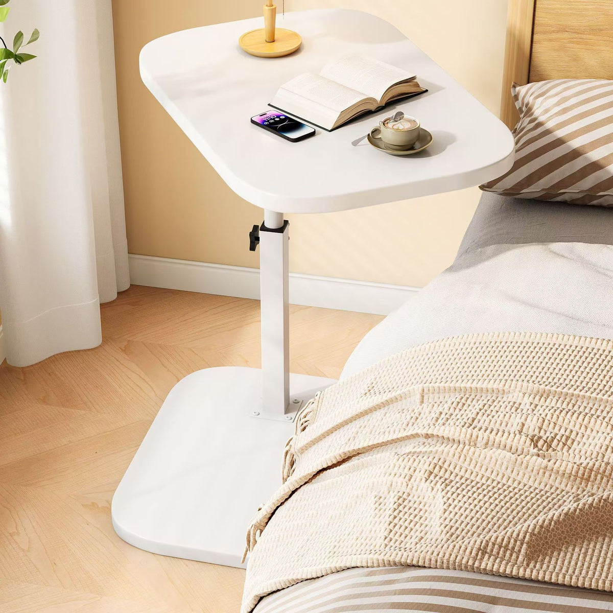 C- Type Lifting Simple Storage Bedside Table