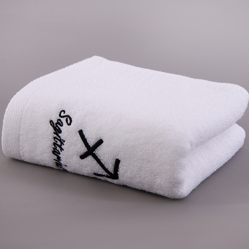 Constellation Bath Towel Plus-Sized Thick Absorbent Embroidery Face Washing