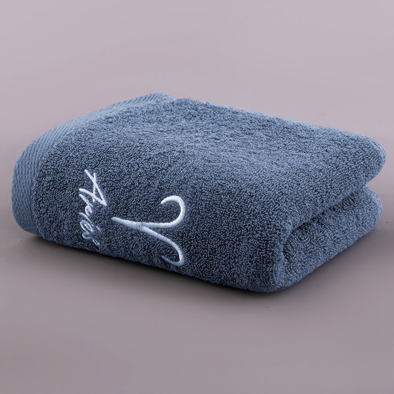 Constellation Bath Towel Plus-Sized Thick Absorbent Embroidery Face Washing