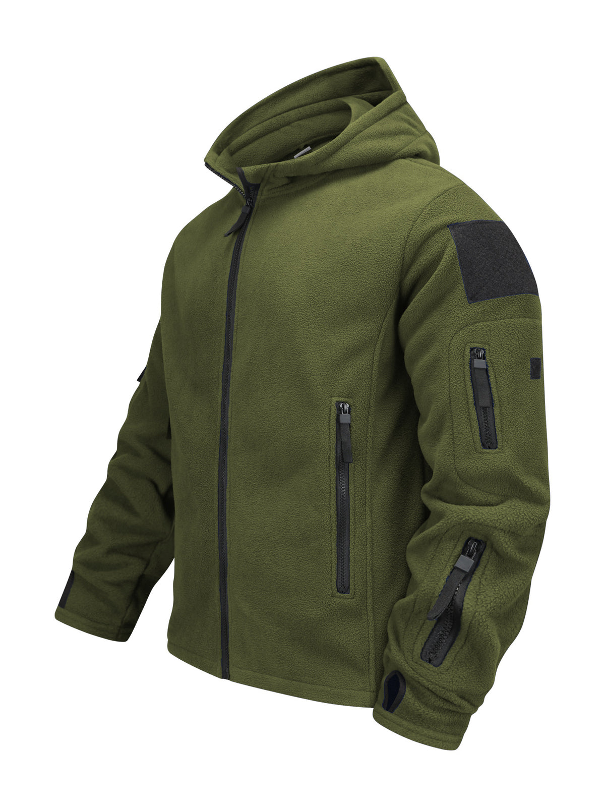 Men's Outdoor Keep Warm Fleece Cold-Proof Shell Jacket