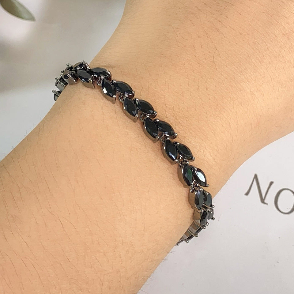 Simple Women's Zircon Crystal Bracelet