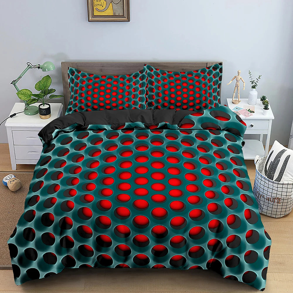 3D Bedding Suit Quilt Cover Pillowcase