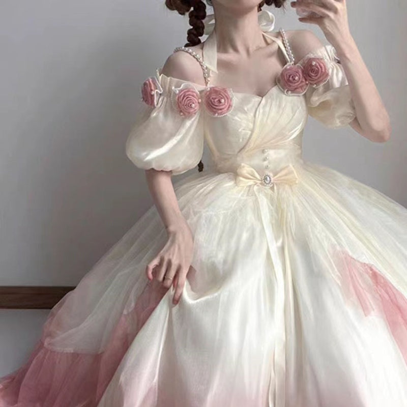 Gradually Varied Mermaid Mesh Lolita