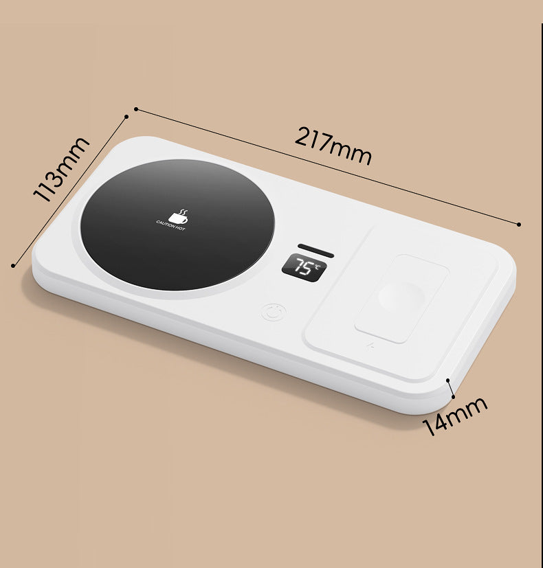 Multifunctional Home Smart Thermal Cup Pad Wireless Charging Heating Base