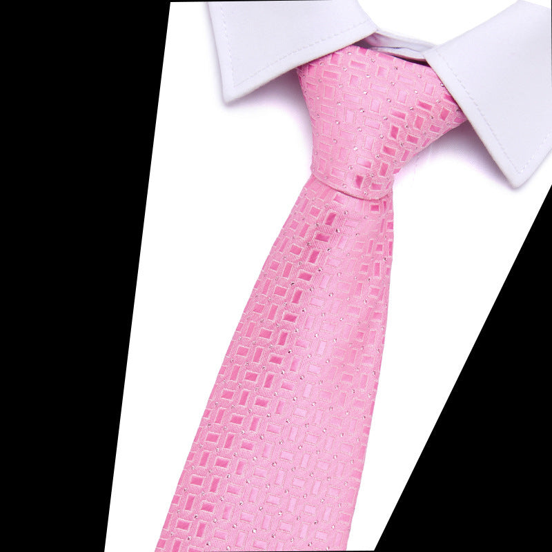 Men's Business Tie Wear Professional Suit Polyester Yarn