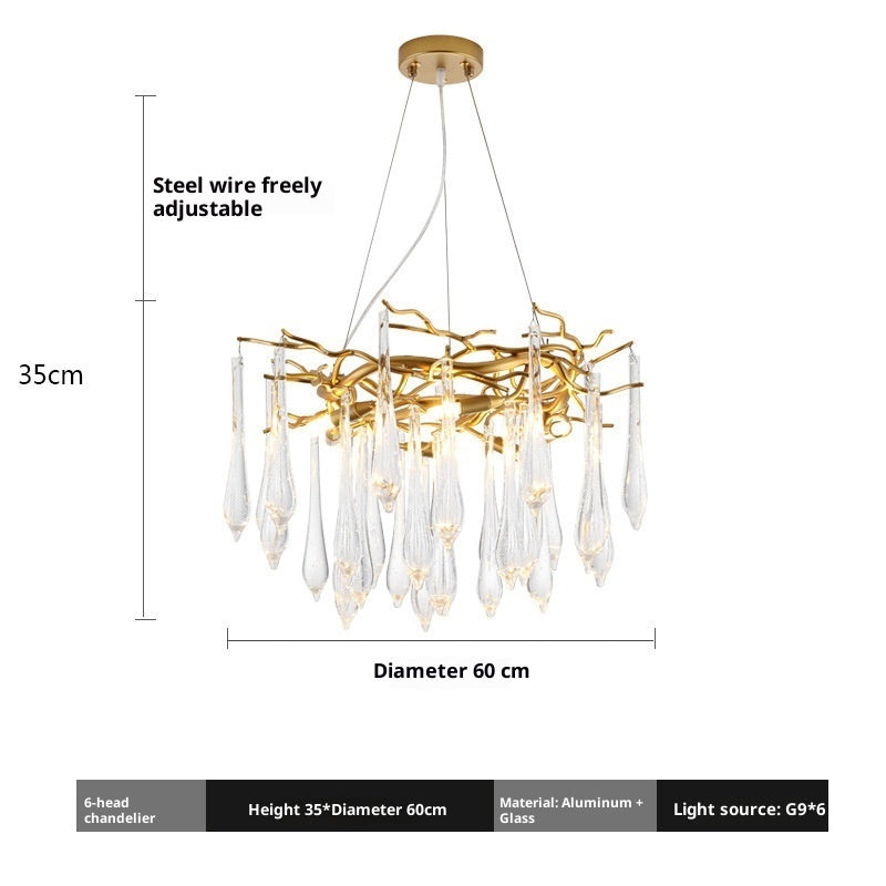 Modern Light Luxury Living Room Chandelier