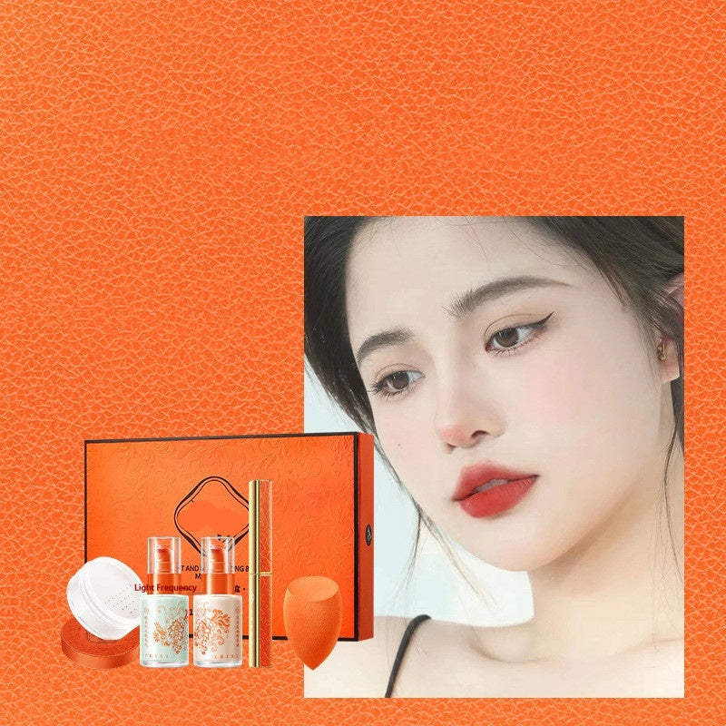Five Piece Light Fog Makeup Set