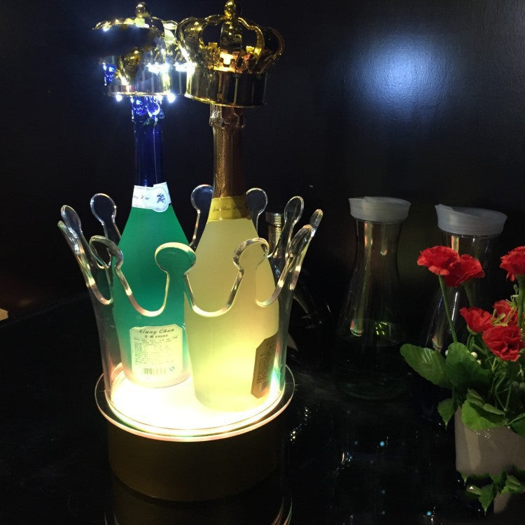 Creative Crown Luminous Ice Bucket