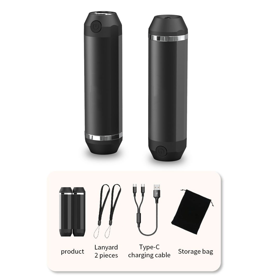 Heat For Camping Hiking Hunting Golf Heater Reusable Portable Pocket Heater With Split Magnetic And Flashlight Hand Warmers