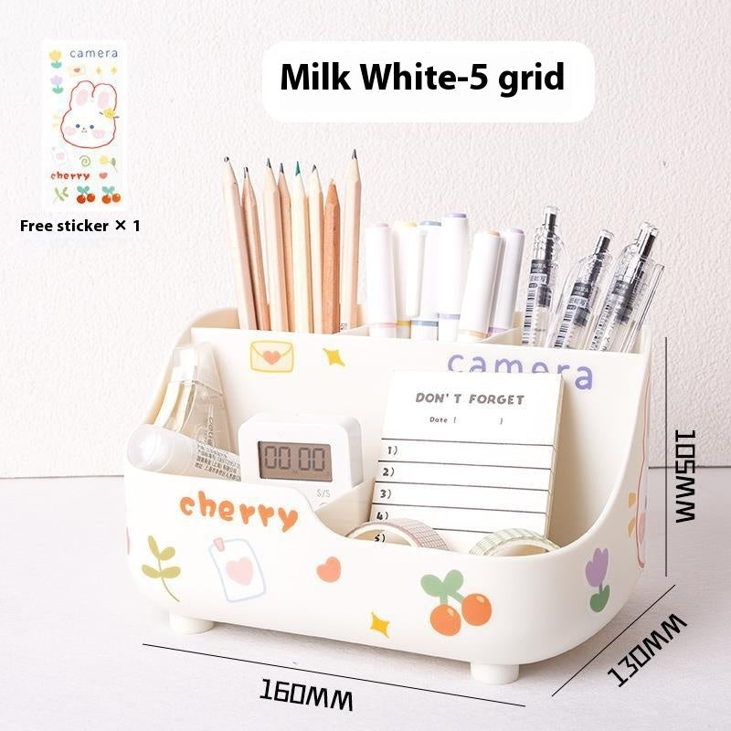 Student Desktop Pencil Case Stationery Storage Box Pen Holder