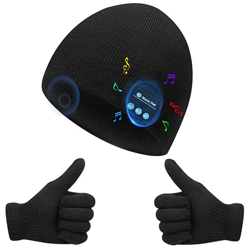 Wireless Headset Cap Call Listening To Song Knitted Hat
