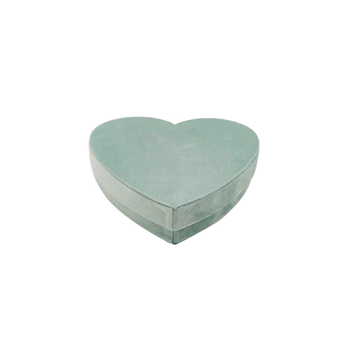 Velvet Heart-Shaped Jewellery Box