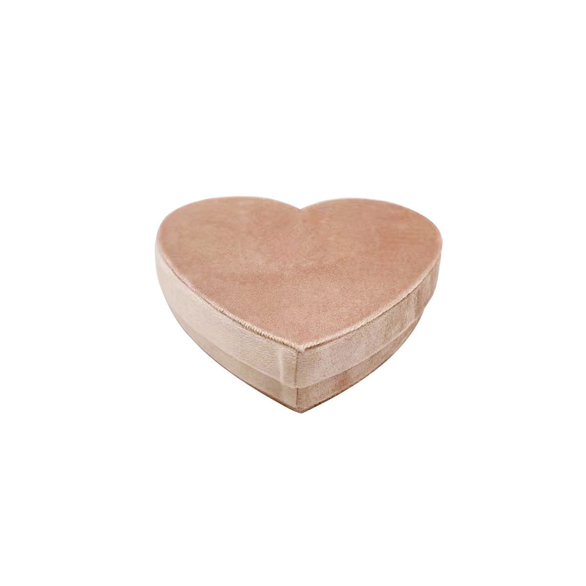 Velvet Heart-Shaped Jewellery Box