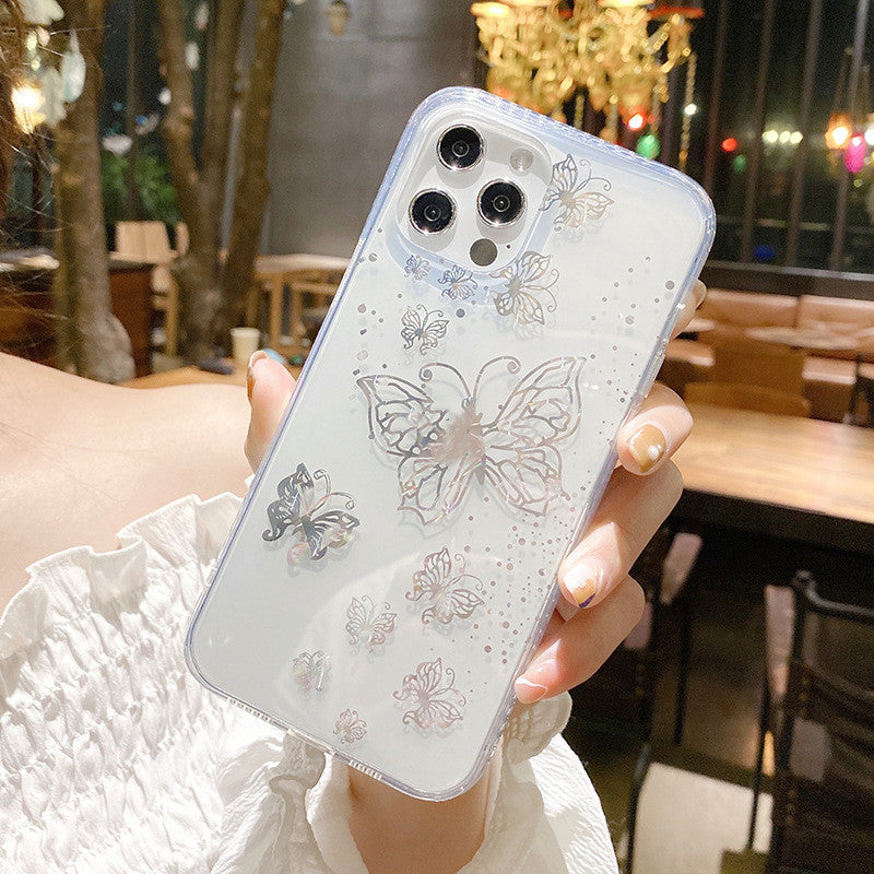 Electroplating Printing Creative Silicone Phone Case
