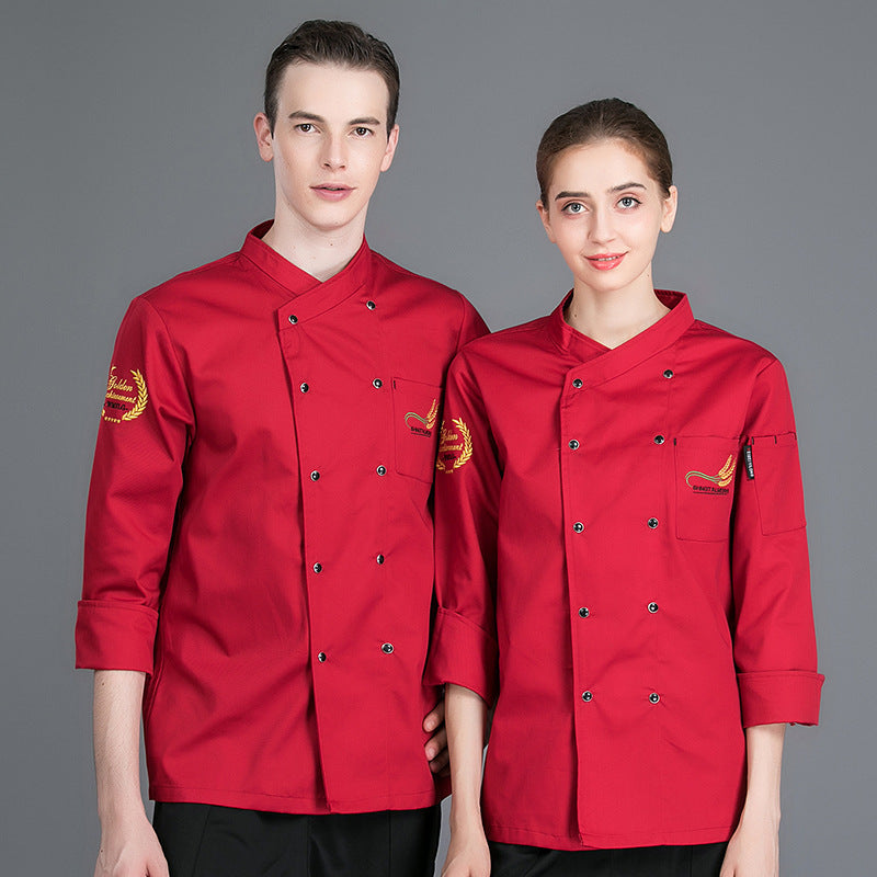 Western Restaurant Kitchen Chef's Overalls