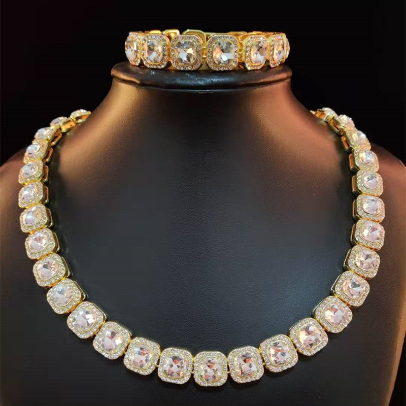 Hipster Punk Flamboyant Accessories Decorated Cuban Chain