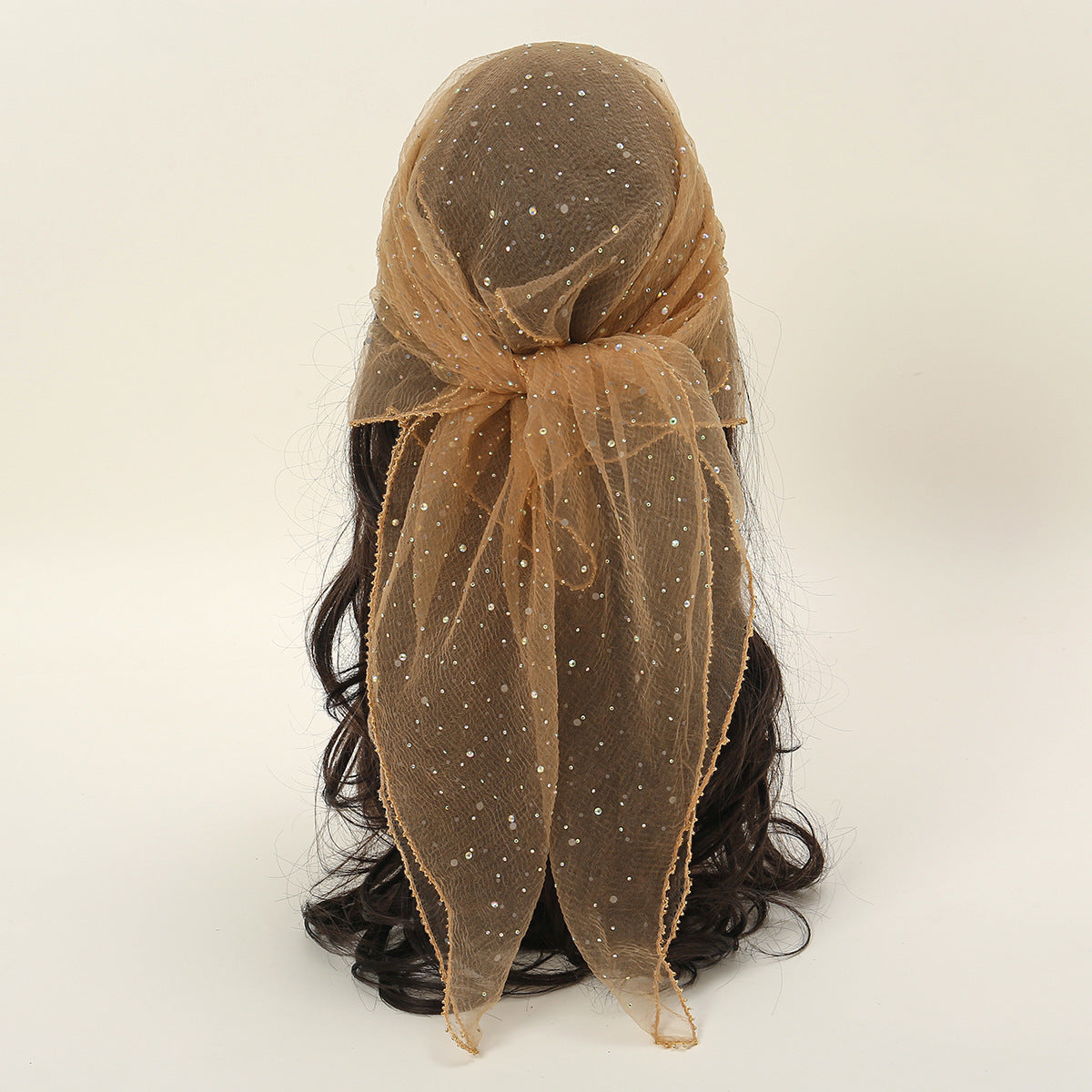 Hot Drilling Temperament Wild Fashion Decorative Silk Scarf