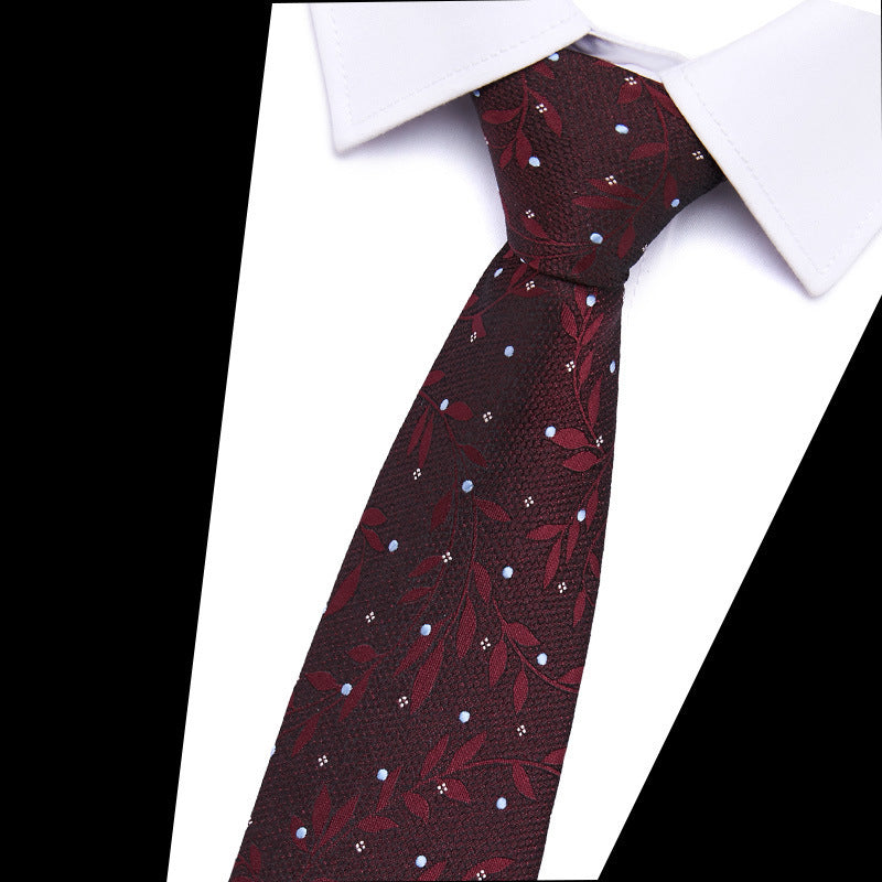 Men's Business Tie Wear Professional Suit Polyester Yarn