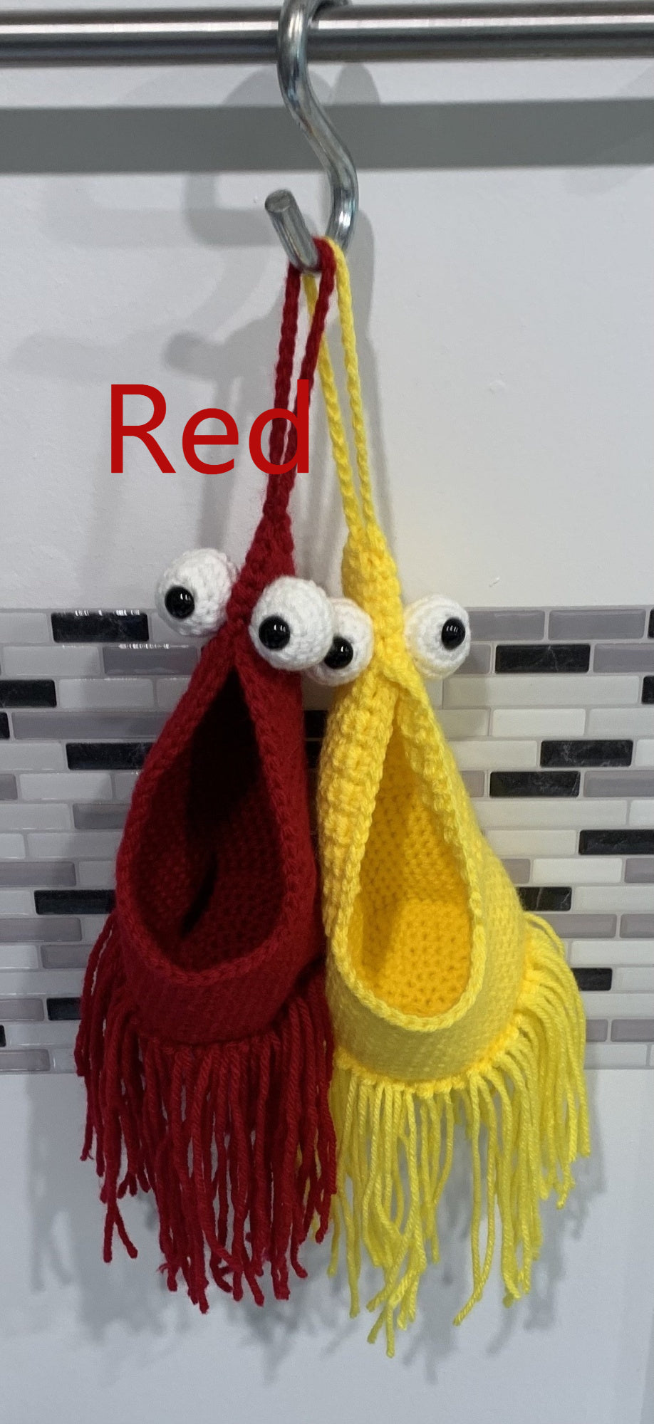 Hand Crochet Wall Storage Bag