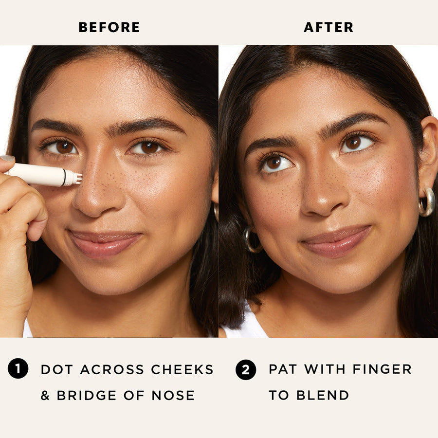 Five Point Freckle Stamp Pen Liquid Air Cushion Natural-Look Lifelike Freckle Quick-Dry Dot Spot Mole Effortless Lasting Makeup