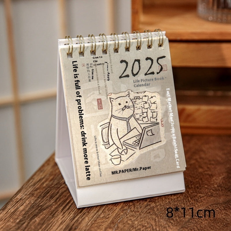 Coffee Coffee Mini Small Desk Calendar Per Day