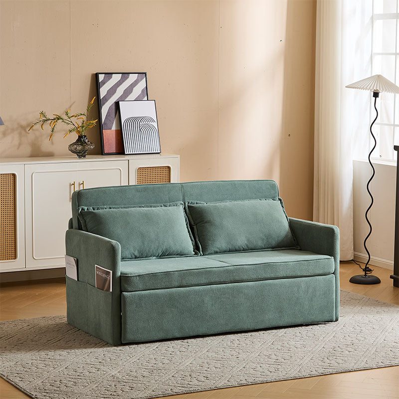 Adult Sleeper Chair Bed, 3-in-1 Convertible Sofa Chair Bed Pull-Out Sofa Bed, Convenient Folding Tray Table With USB And Type-C Charging Ports Modern Loveseat For Living Room Cannot Be Sold On Temu