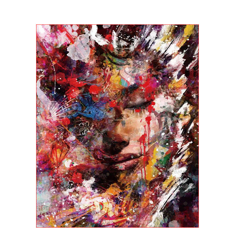 Digital Oil Painting Decorative Frameless