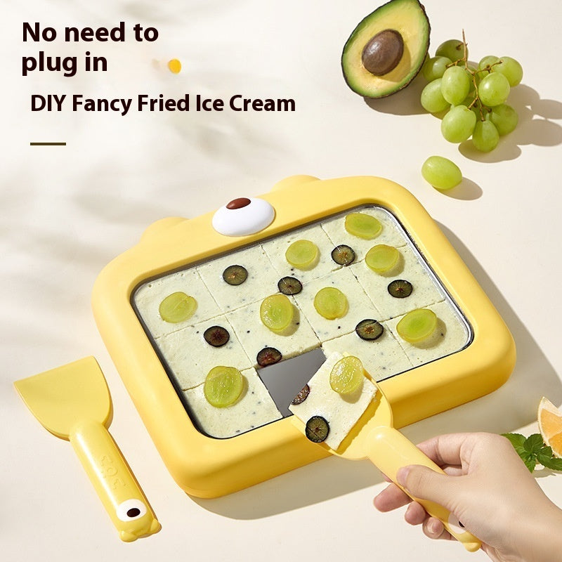 Fried Ice Machine Homemade Fruit Plug-in-free Ice Cream Fried Yogurt Machine