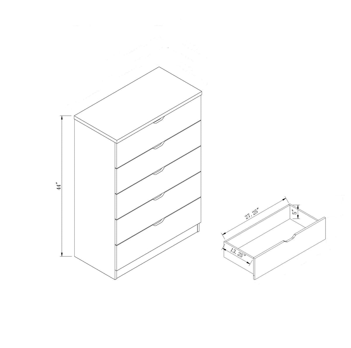 Wooden Bedroom Dresser