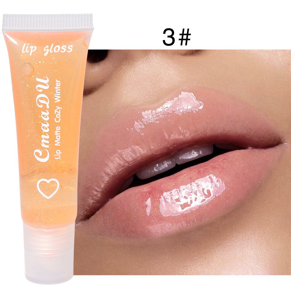 6 Colors Pure Transparent Moisturizing Lip Glaze