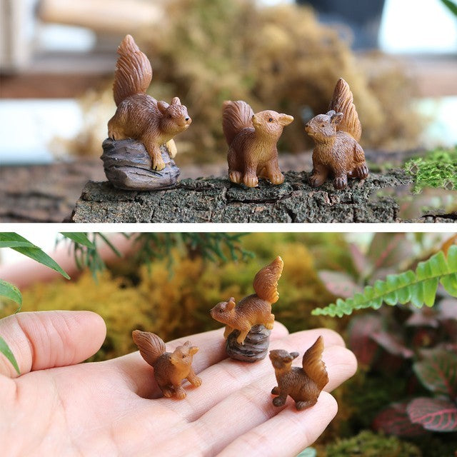 Miniature Rusty Standing Birdcage With Birds Rustic Vintage