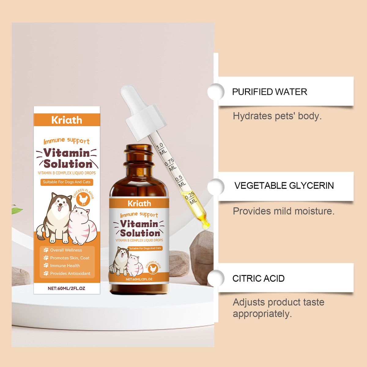 Pet Vitamin B Complex Drops