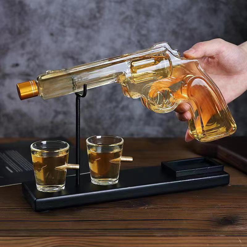 Borosilicate Glass Red Wine Travel Bottles Whiskey Wine Decanter