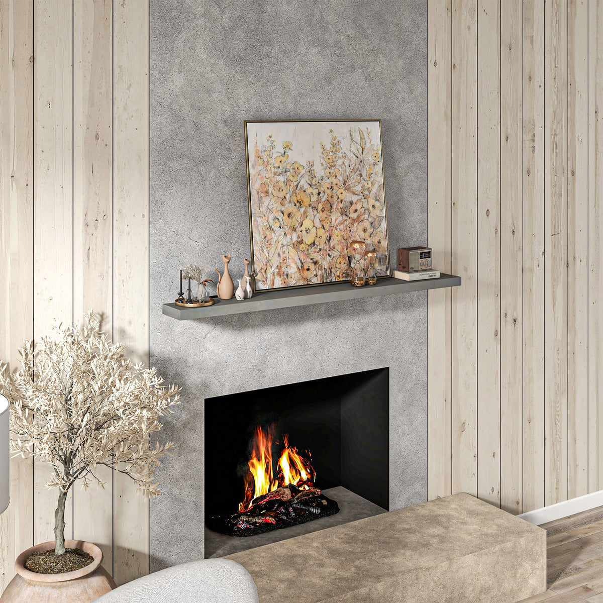 72" Fireplace Mantel