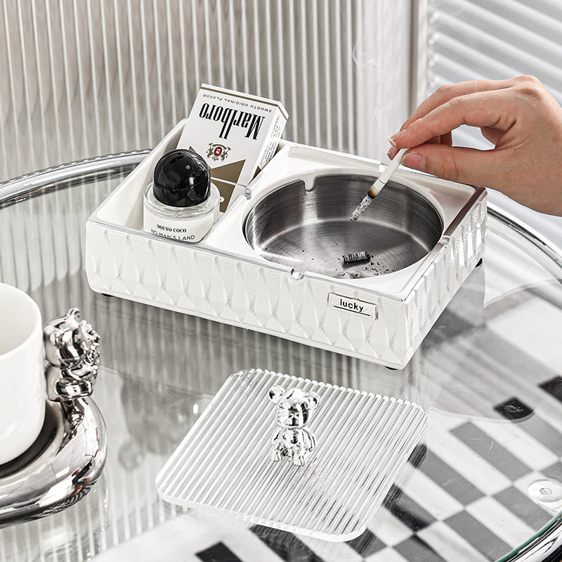 Anti-fly Ash Of Office Light And Luxurious Personality Ashtray