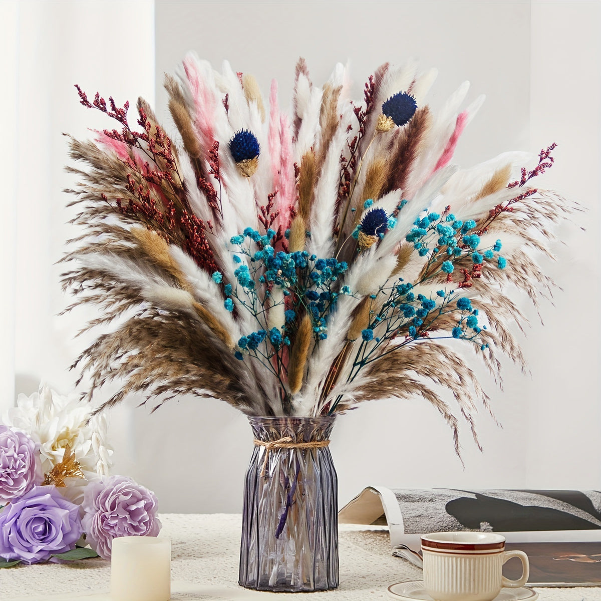 Dried Grass Flower Bouquet Customization Preserved Flower Bouquet