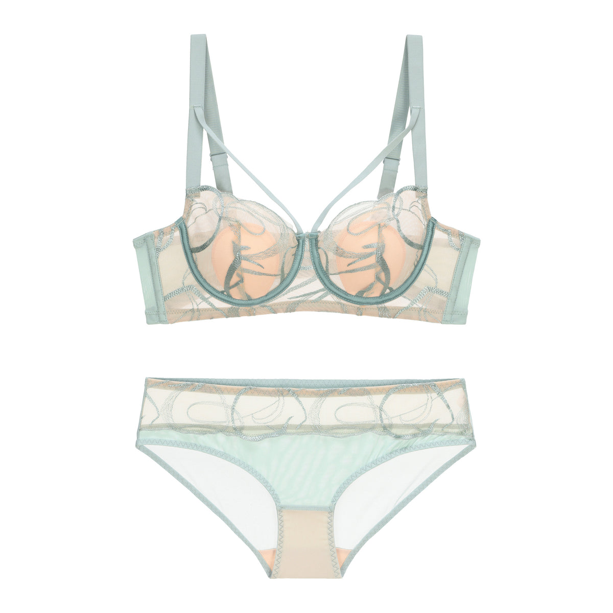 French Embroidery Suit Bra