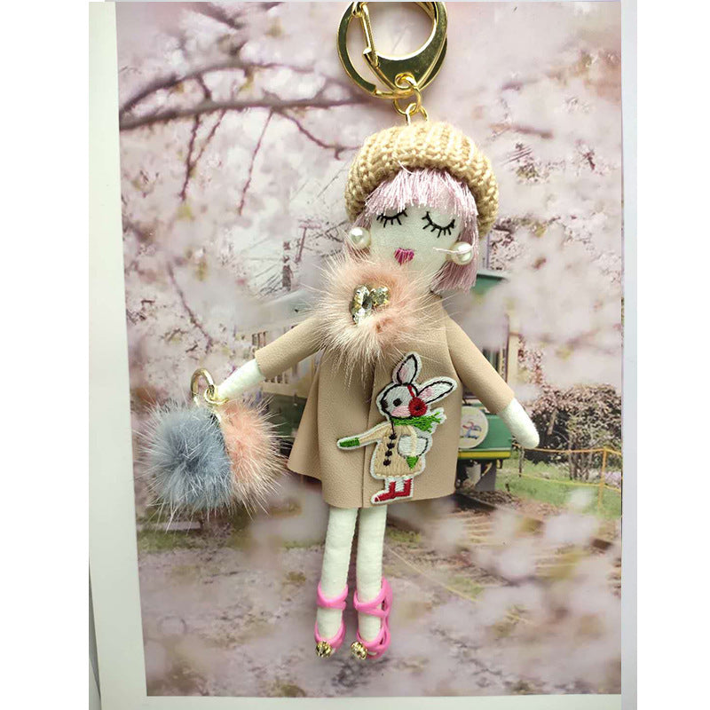 Fur Accessories Female Lady Mink Hair Pendant