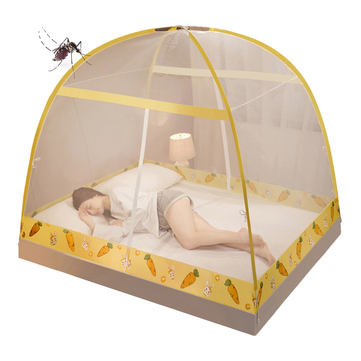 Double Door Zipper Foldable Dormitory Account