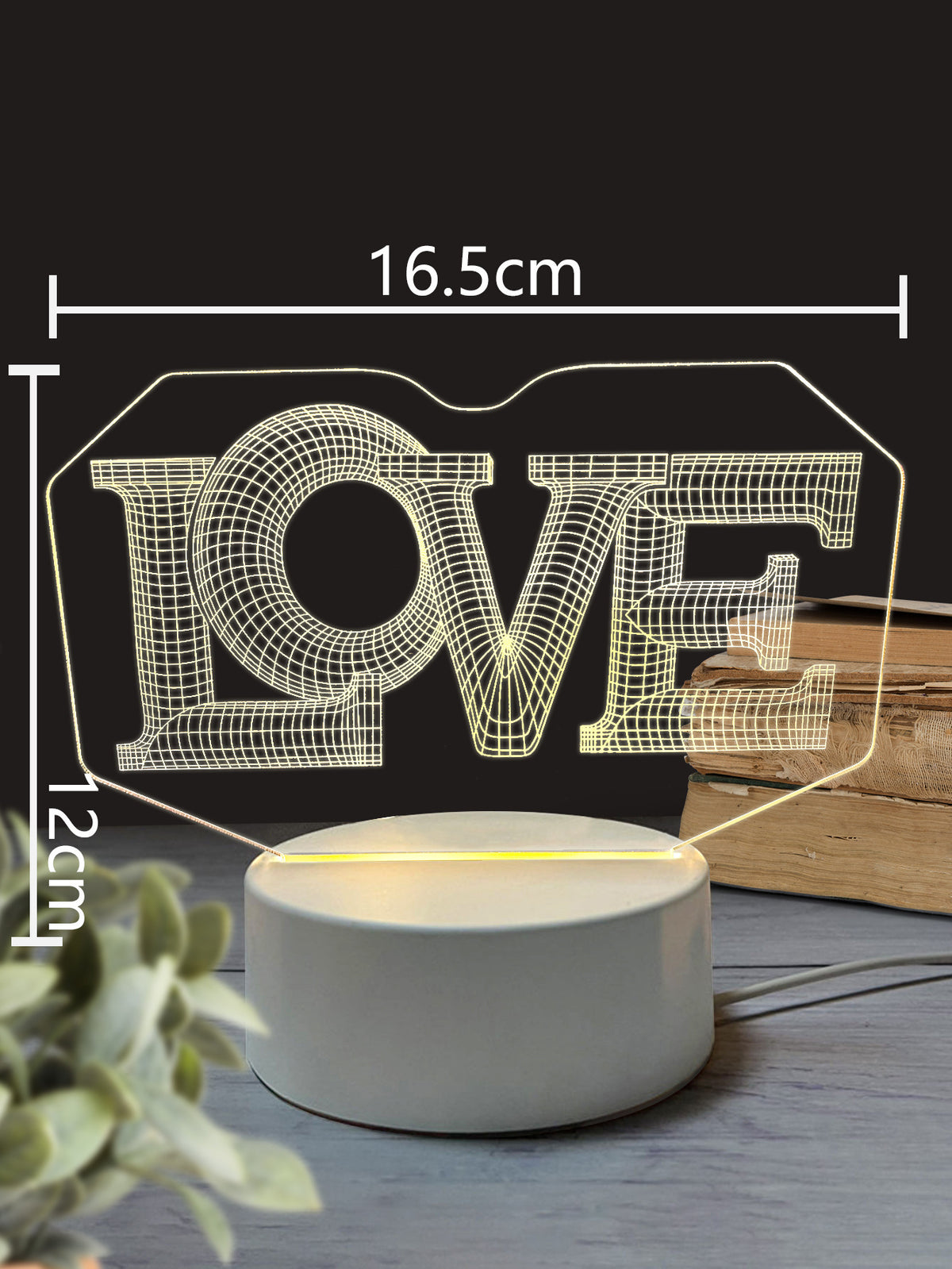 3Dd Small Night Lamp LED Light USB Light Luminous Ambience Light Bedroom