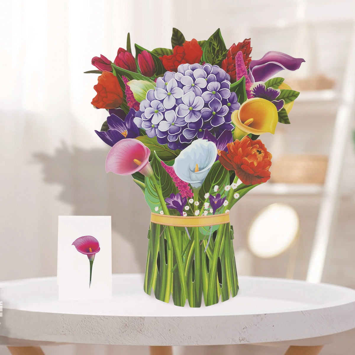 3D Three-Dimensional Flower Bridal Bouquet Teacher's Day Paper Carving Crafts