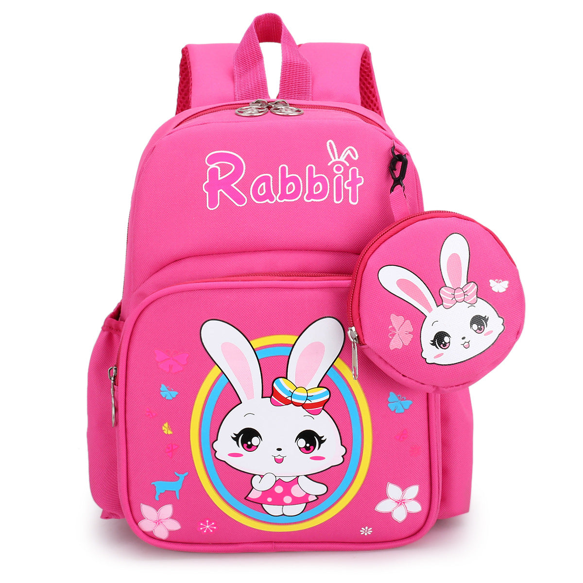 Cute Cartoon Children's Spine Protection With Coin Purse Children's Printed Schoolbag