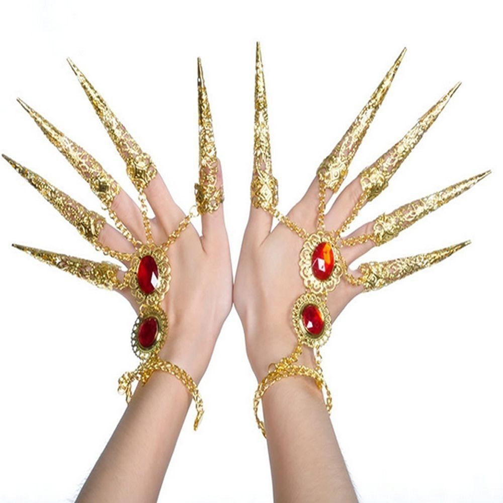Famous Ethnic Style Ancient Belly Dance Set Dance Props Nails