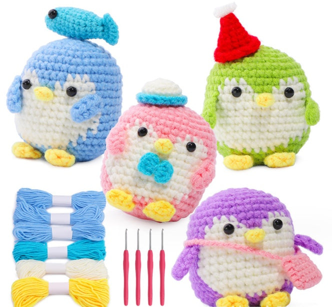 Crochet Material Package Woven Wool Ball Handmade Doll Diy Knitted Crochet Material Package