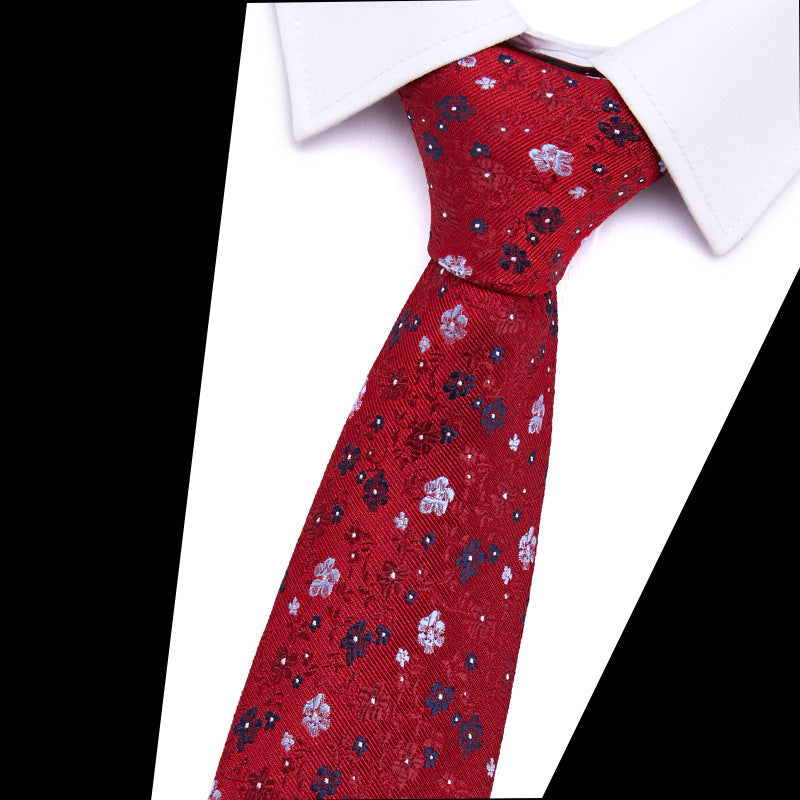 Men's Business Tie Wear Professional Suit Polyester Yarn