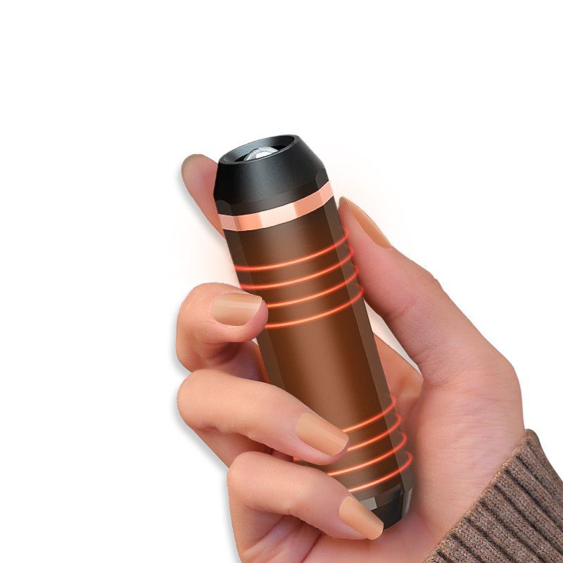 Heat For Camping Hiking Hunting Golf Heater Reusable Portable Pocket Heater With Split Magnetic And Flashlight Hand Warmers